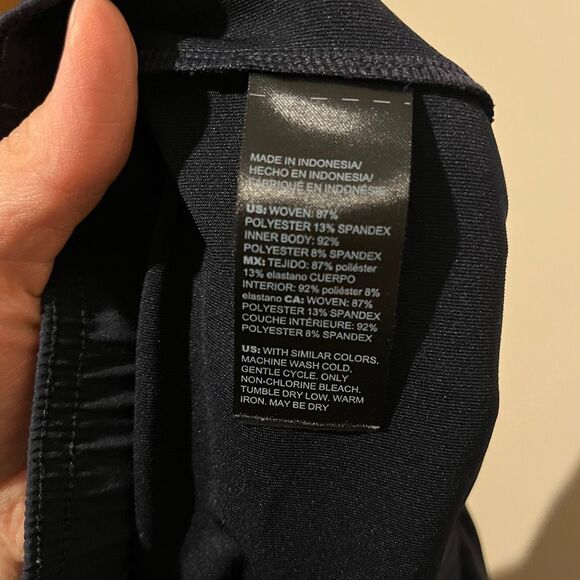 Chicos zenergy Women’s skort blue camo athletic golf skirt athleisure Size 8 - Picture 6 of 7